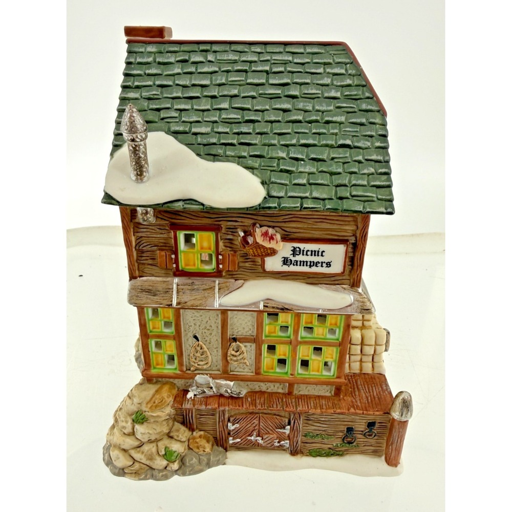Department 56 Dickens Village Regent's Park Punt Rental Porcelain Building
